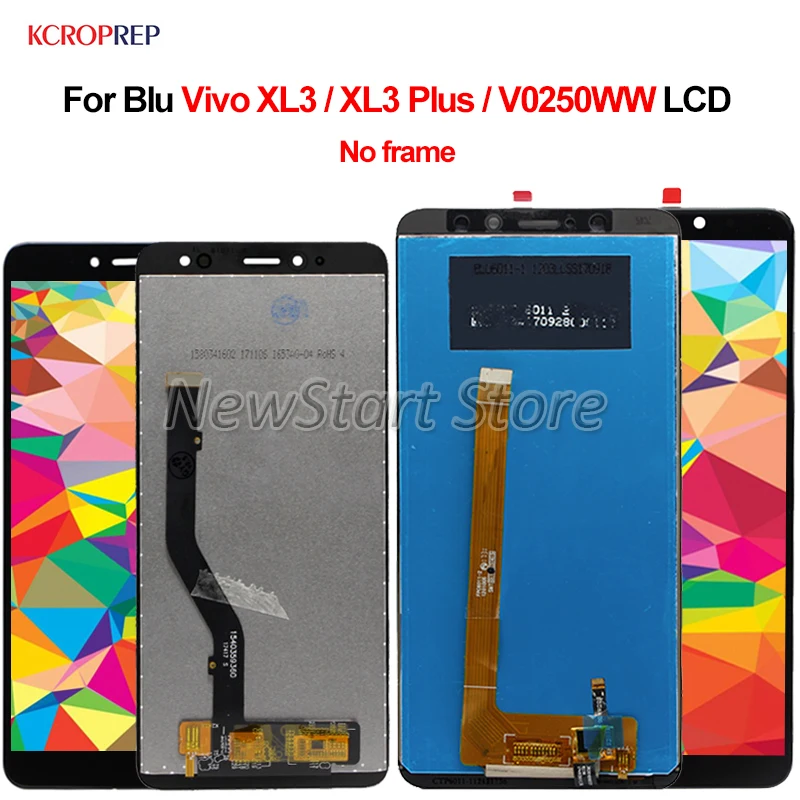 Оригинальный ЖК дисплей 5 дюйма для Blu Vivo XL3 XL 3 V0250WW 6 0 Plus зеркальный без