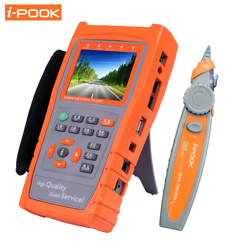 3.5" HD Digital IP Camera Tester Analog CVBS CCTV Testing Monitor UTP