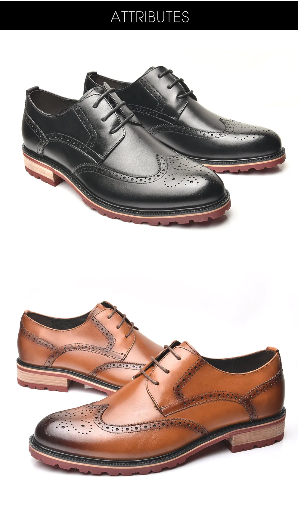 OSCO/сезон осень-зима; модная обувь с перфорацией типа «броги»; мужская деловая повседневная обувь из натуральной кожи; дышащая мужская Свадебная обувь на шнуровке