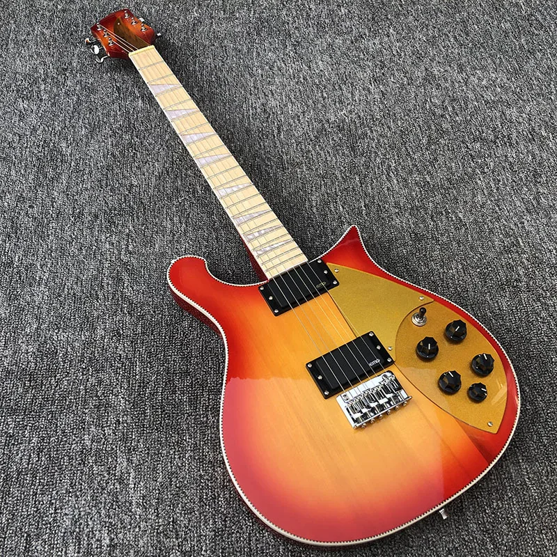 

2019 New Maple finger board R660 Electric Guitar,with humbucker pickups and fixed bridge,rich neck thru body!free shipping
