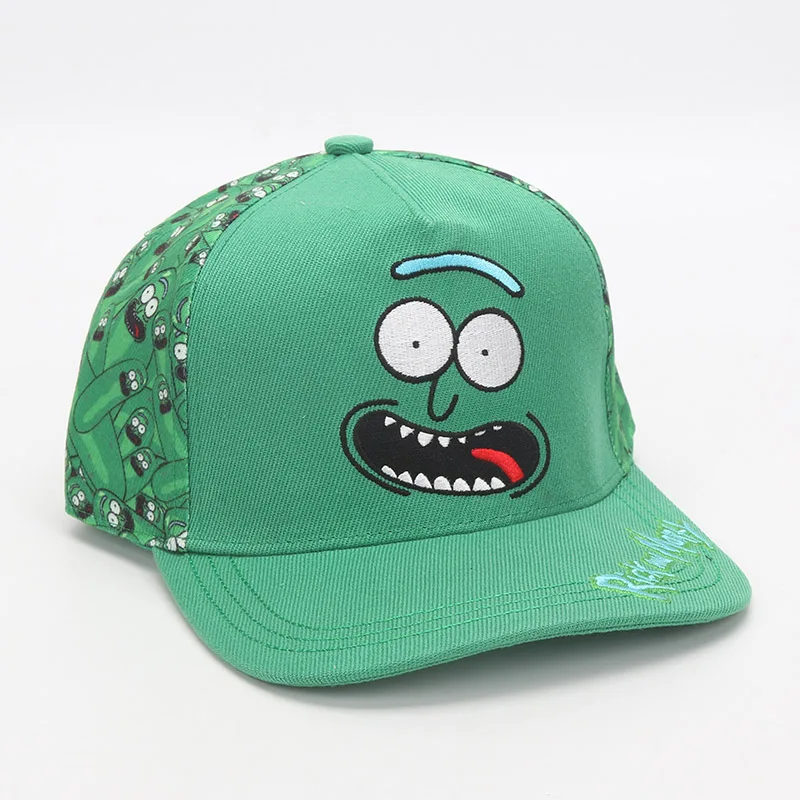 Мультфильм Рик и шапка Морти мистер Meeseeks причудливый Регулируемый Casquette бейсболка хип-хоп Snapback кепки s головные уборы