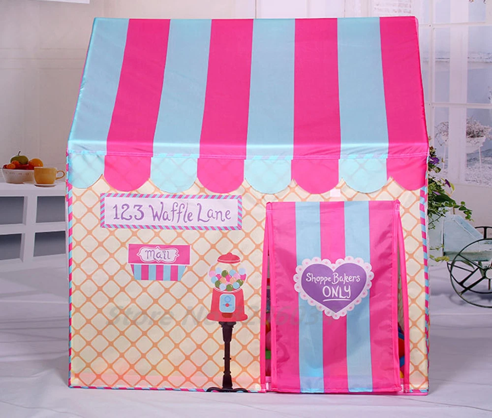 Foldable Play Tent Kids Children Boy Girl Castle Cubby Play House Bithday Christmas Gifts Outdoor Indoor Toy Tents (9)