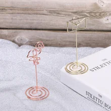 Модный держатель для карт с романтическим фламинго, зажим для заметок, подставка, украшение для рабочего стола, зажимы для фотографий, свадебные принадлежности