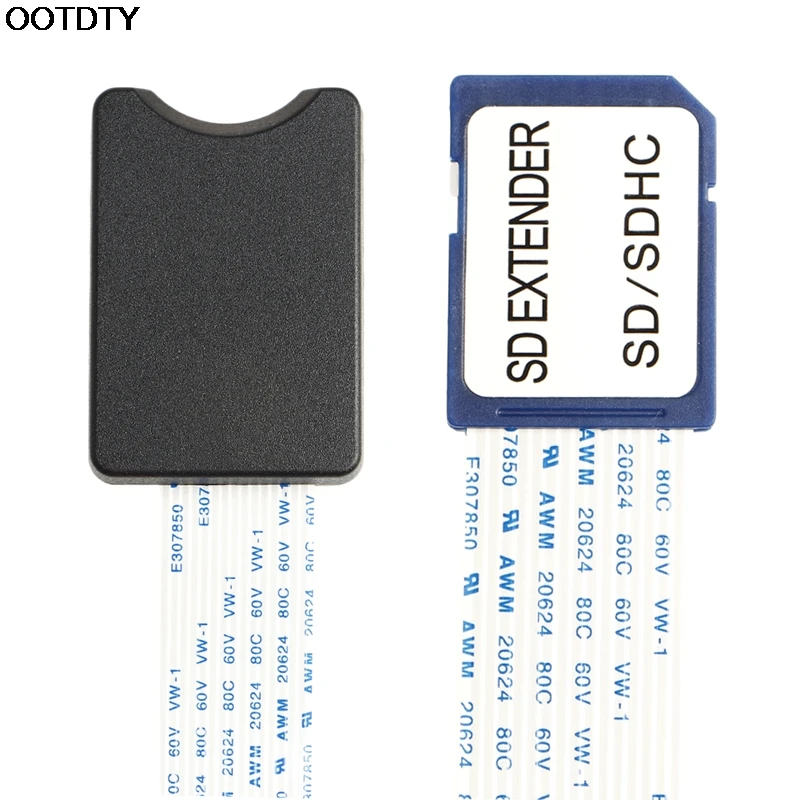 

SD SDHC SDXC Card Male To Female Flexible Extension Adapter Cable 48cm / 60cm #L059# new hot