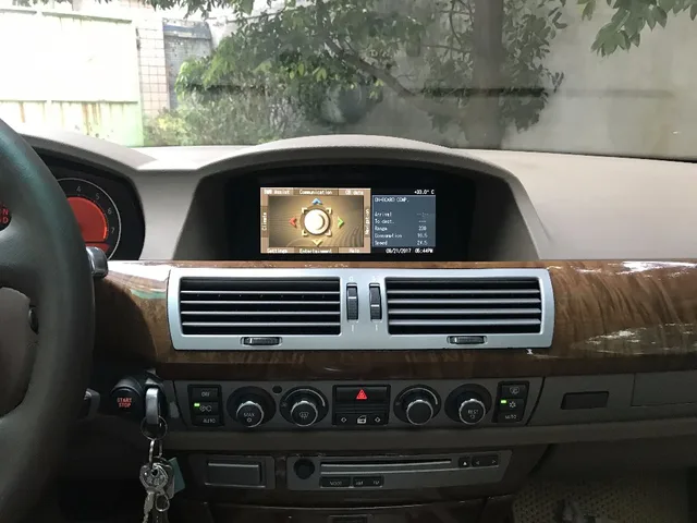 dab + 8.8 pouce android 4.44 voiture dvd gps navi audio pour bmw e65