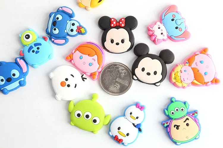 

Wholsale 50pcs/lot TSUM Mickey Super Hero Iron Man Hulk Stitch Bread Superman Soft Decoration Accessories DIY Gadgets Toy Gifts