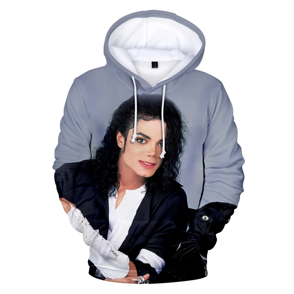 Michael Jackson Hooded Sweatshirt Male pullover Keep warm Hoody Singer Michael Jackson Hip Hop Harajuku Men Streetwear