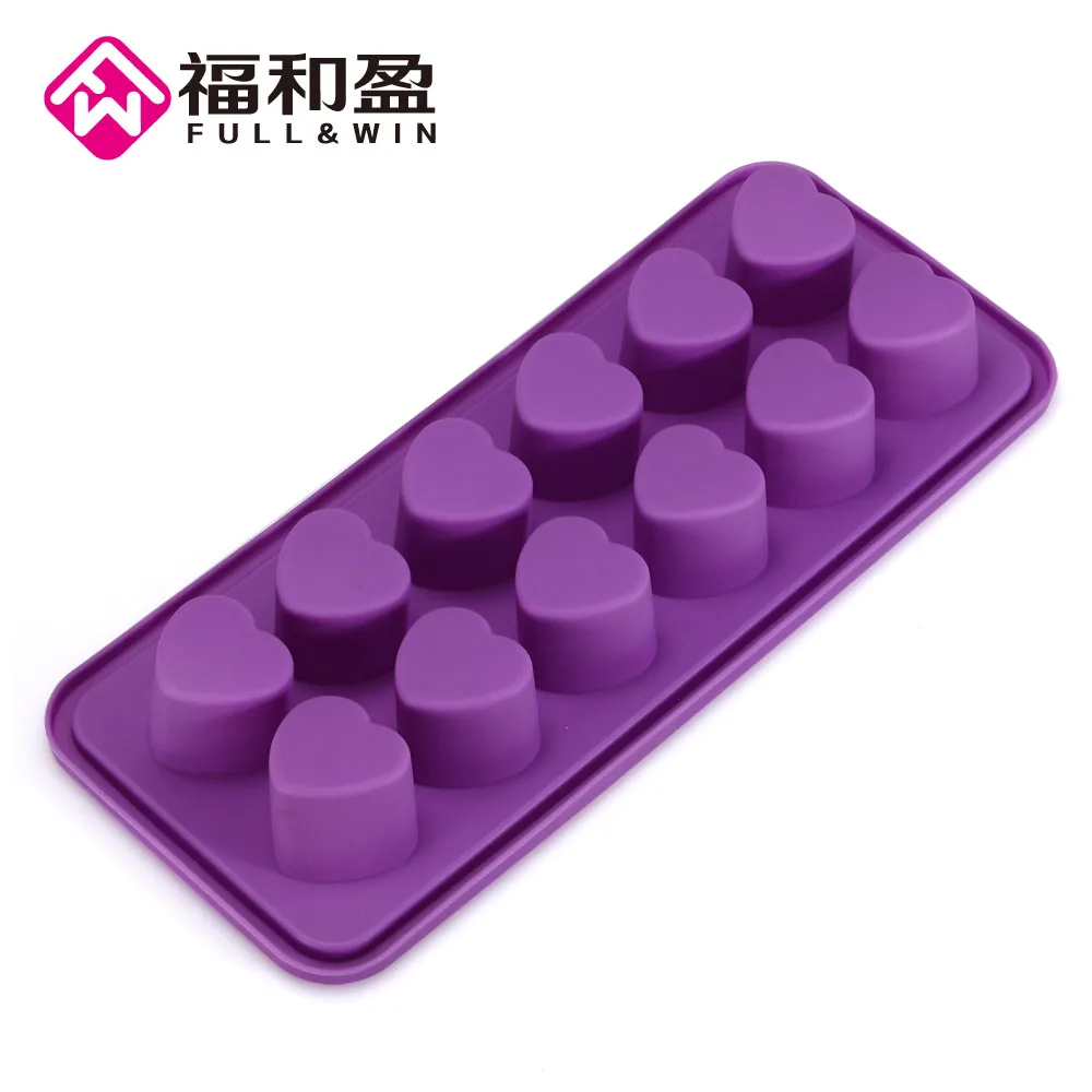

Silicone Mold 3D 12 Cavity Love Heart Shape Soap Mold Form Baking Fondant Cake Decorating Tools Design Sugarcraft For Kitchen