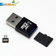 Красивый Gitf черный Мини 5 Гбит/с супер скорость USB 3,0+ OTG Micro SD/SDXC TF кардридер адаптер цена Dec18