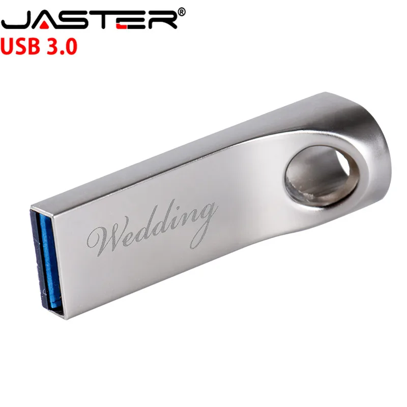 USB флеш накопитель JASTER водонепроницаемый металлический с лазерным логотипом на