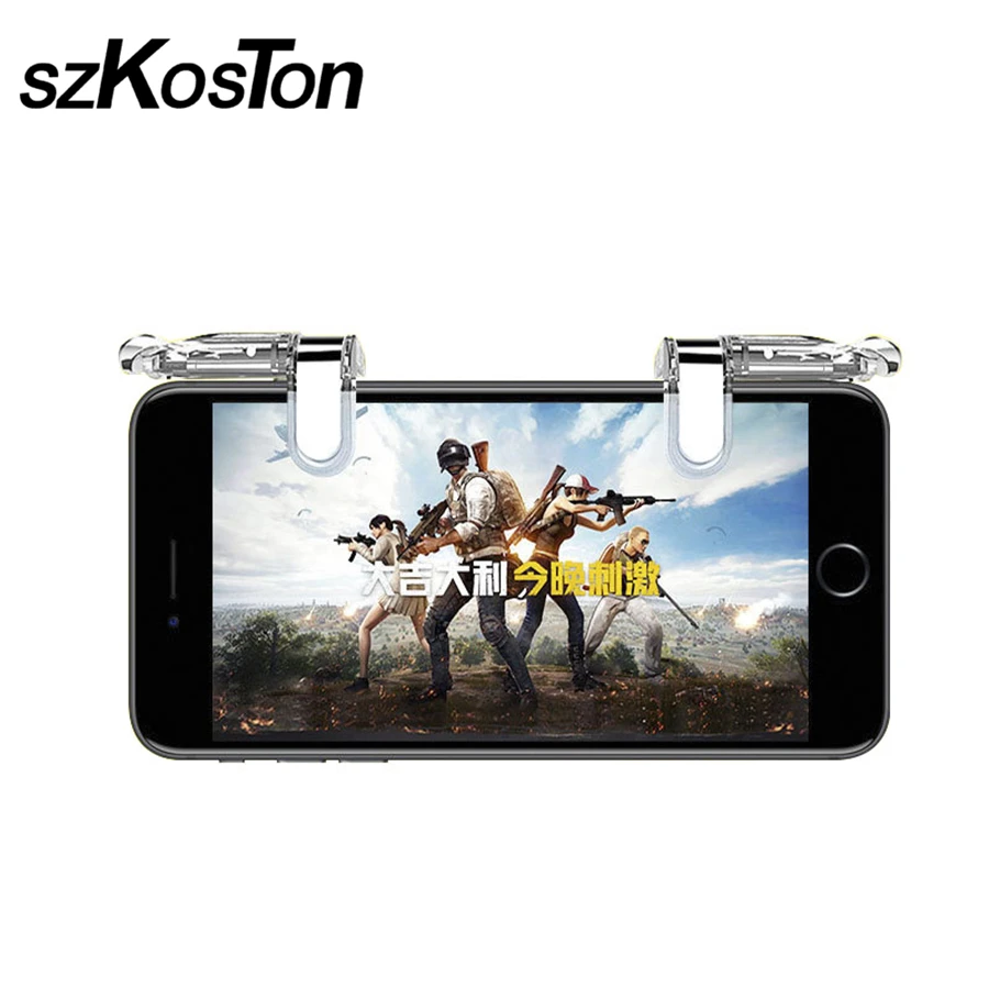 Mobile Phone Game Joysticks Gamepad for Pubg Mobile Gaming Trigger Fire Button L1R1 Shooter Controller Joystick for Phone Mobile Phone Game Joysticks Gamepad for Pubg Mobile Gaming Trigger Fire Button L1R1 Shooter Controller Joystick for Phone