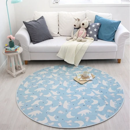 Rugs Carpet Nordic Style Bathroom Anti-Slip Mat Living Room Bedroom ChildrenS Room Floor Mat Cartoon Masha And The Bear Hopscotch Pattern