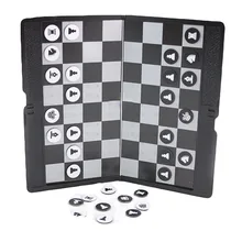 Magnétique Super mince échiquier jeu portefeuille apparence Portable pliant voyage famille fête jeu d'échecs jeu d'échecs International(China)