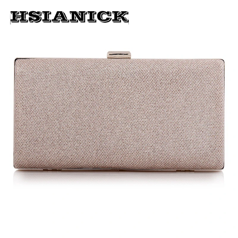 

Lady new bright material dinner party handbags chain small box bag square hard shell handbag small shoulder bag prom evening bag