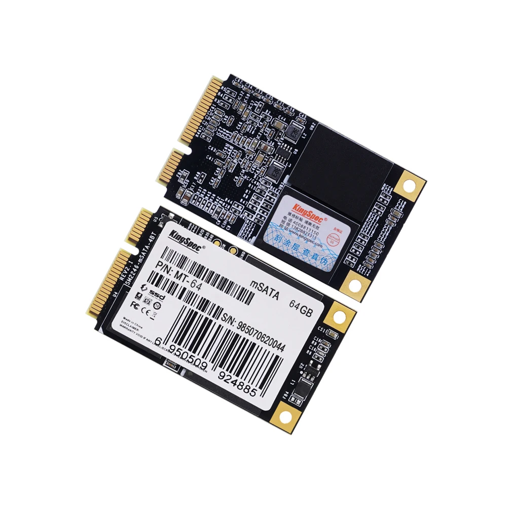 KingSpec mSATA мини PCI-E 64G 128G 256G MLC цифровая вспышка SSD внешние твердотельные накопители для ПК ноутбук Настольный