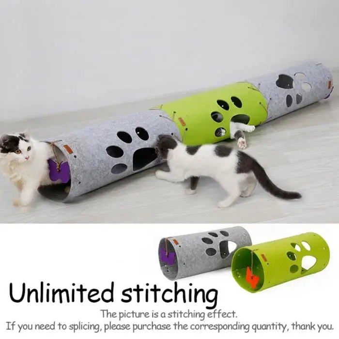 Игрушки для кошек складные сплавляемые туннели DIY дышащие игрушки для домашних животных туннель DAG корабль