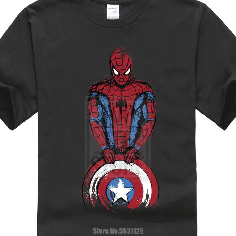 camisas del hombre araña