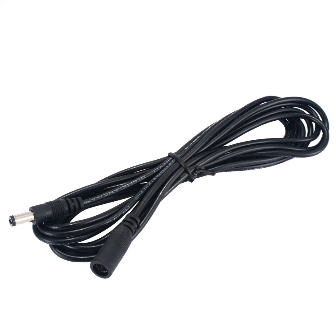 Useful 12V DC Power Cable Extension Cord Adapter 0.5M-10M Male/female 5.5mmx2.1mm Power Cords & Extension Cords accessory