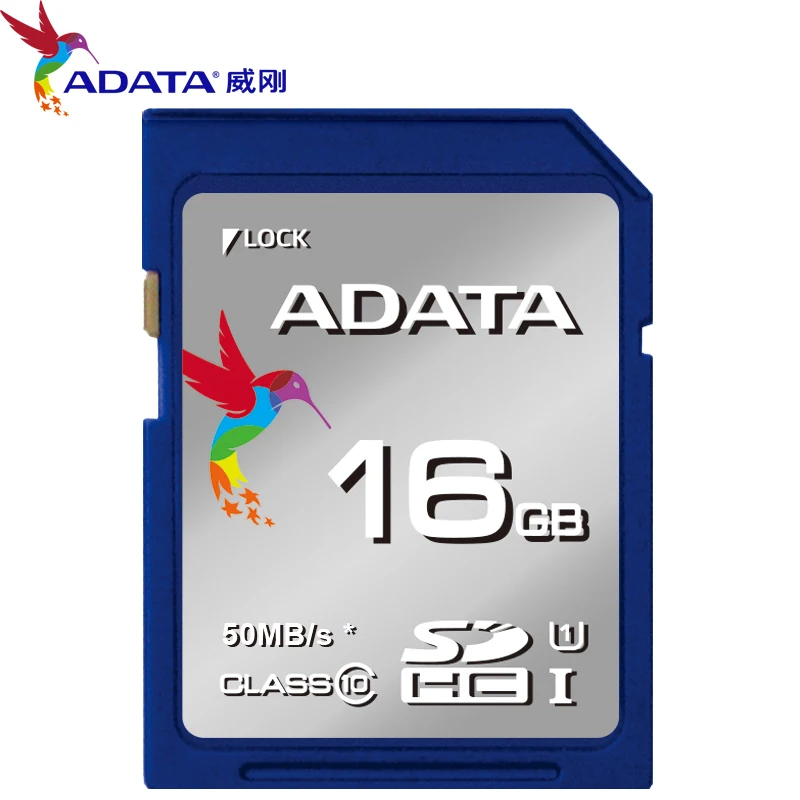 ADATA C10 SD Card SDHC SDXC UHS I Memory Card16GB 32GB 64GB Flash