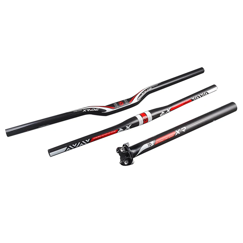 Комплекты для руля MTB XRIDE XR комплекты с плоским или стоячим рулем + Шток карбоновый