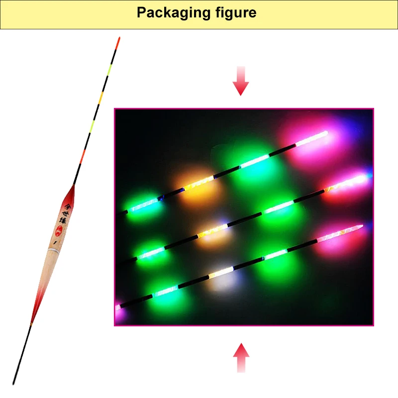 Электронный СВЕТОДИОДНЫЙ Рыболовные Поплавки-бобберы плавучие озеро река Карп Рыбалка без батареи ночной Светильник светящаяся плавающая поплавок