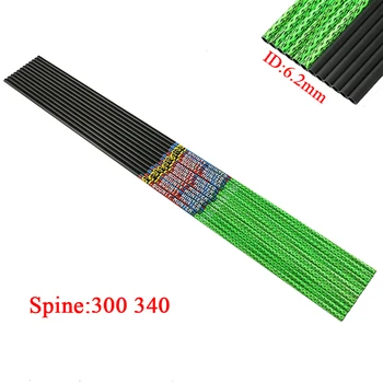 

Linkboy Archery 12pcs 30inch Archery Carbon Arrow Shafts SP300 340 for Compound traditional Bow Hunting archery accessories