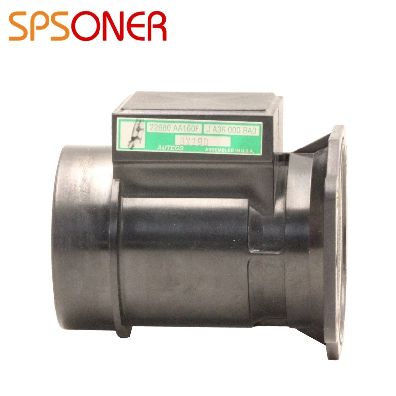 

SPSONER 1X OE 22680-AA160 MAF Air Flow Sensor Meter For Subaru Impreza Legacy for Forester 2.5L MAF Sensor 22680 AA160 A36-000