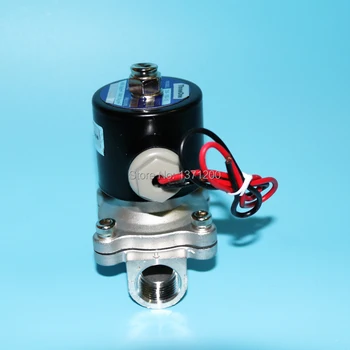 

3/8",1/2",3/4", 1" Stainless Steel 304 N/C Electric Solenoid Valve 220V pneumatic solenoid valve for Water