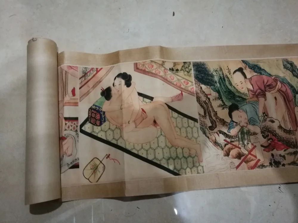 

Worthy Collection Oriental Vintage Chinese scroll Paintings Figure Paintings