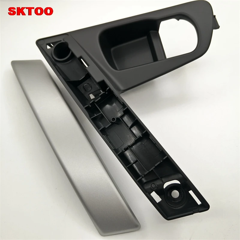 Billige SKTOO Auto Türgriff Basis Innengriff Silber Griff Abdeckung für Nissan QASHQAI J10 2007 2008 2009 2010 2011 2012 2013 2014