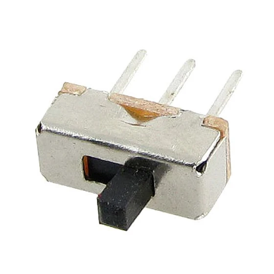 50 Pcs SS12D00G3 2 Position SPDT 1P2T 3 Pin PCB Panel Mini Vertical Slide Switch