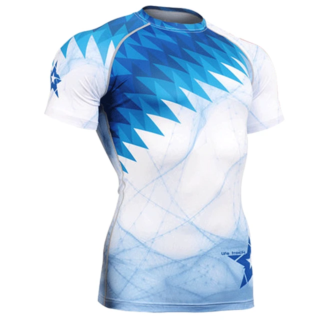 2018 camiseta de marca para correr nueva llegada para correr camisetas de diseño para hombre Camisetas de secado rápido ajustadas para Deporte tops y tees tamaño S-4XL -