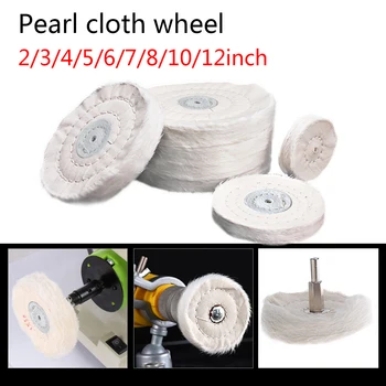 

Mirror Polishing Wheel 4mm Inner Hole 50 Layers 50mm-300mm Cotton Lint Cloth Buffing Wheel Gold Silver Jewelry