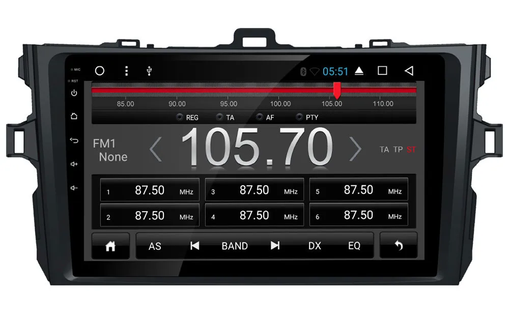 Sale 8" IPS 4G DSP Carplay Android 8 Octa Core 4GB RAM 64GB ROM RDS BT Car DVD Multimedia Player Stereo For Toyota Corolla 2006-2011 3