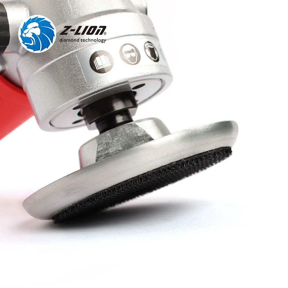 

Z-LION 3" Aluminum Backer Pad For Flexible Polishing Pad Stone Edge Grinding Backing Pad Angle Grinder Abrasive Tool Hook & Loop