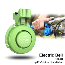 Bicycle Electronic Bells 120dB Waterproof USB loud Sounds for 22.2-31.8 Handlebar Electric Road Bike Bell Ring for mijia MTB MI