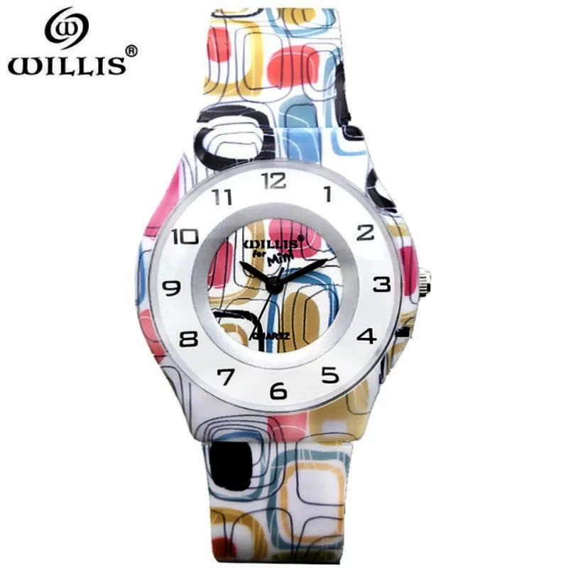 

WILLIS Top Brand Women Watch Ultra Thin Silicone strap Analog Display Quartz watch Luxury waterproof Wristwatch Relogio Feminino
