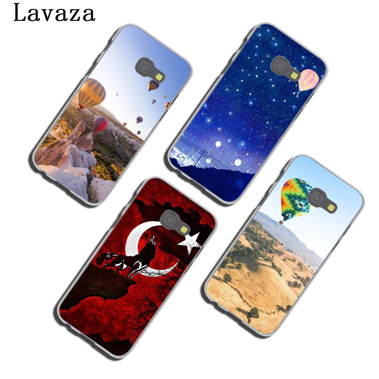 Чехол для телефона Lavaza с воздушным шаром турецким флагом волком и горячим