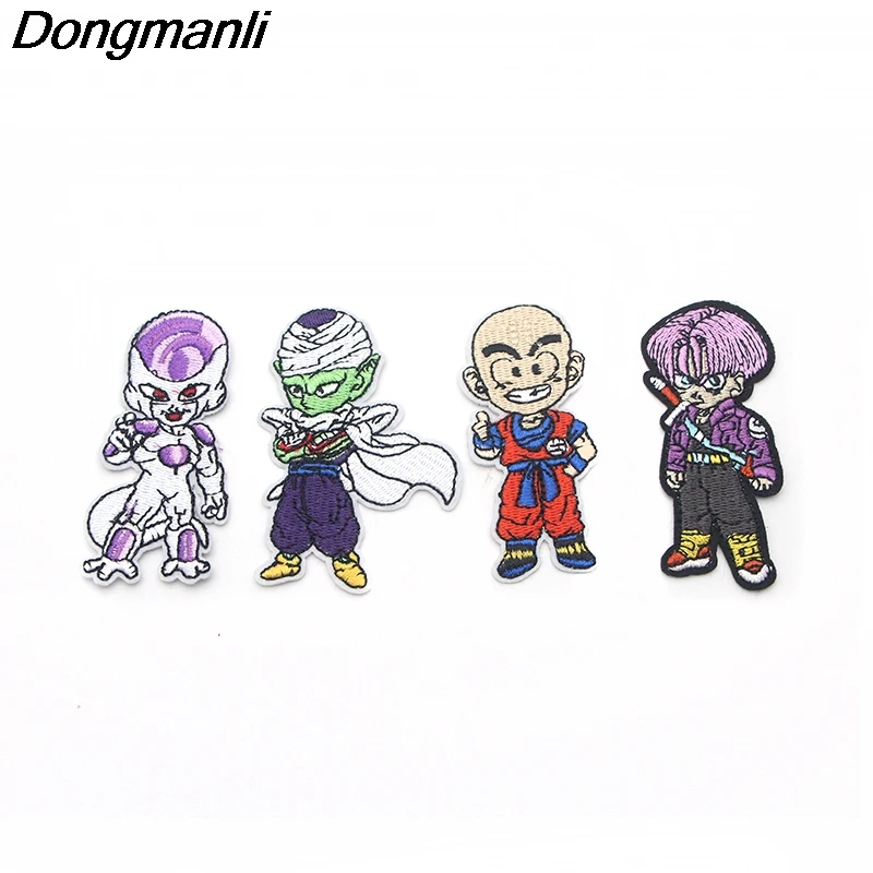 P2888 Dongmanli Dragon Ball Z вышитый значок аппликация швейная одежда джинсы аксессуары