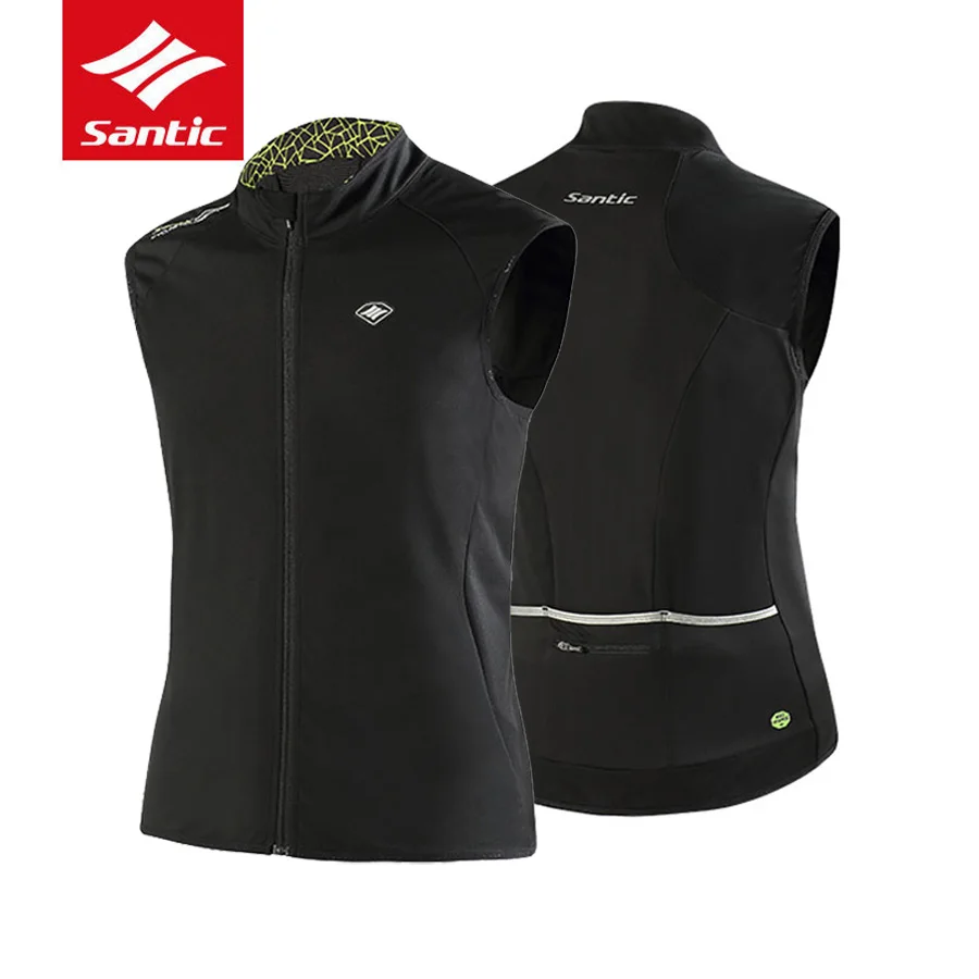 Buy Santic Mens Cycling Vest Jacket Windproof Warm