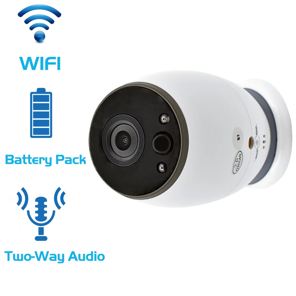 CCTV Battery WiFi IP Camera HD 720P Mini Wireless Video Baby Monitor