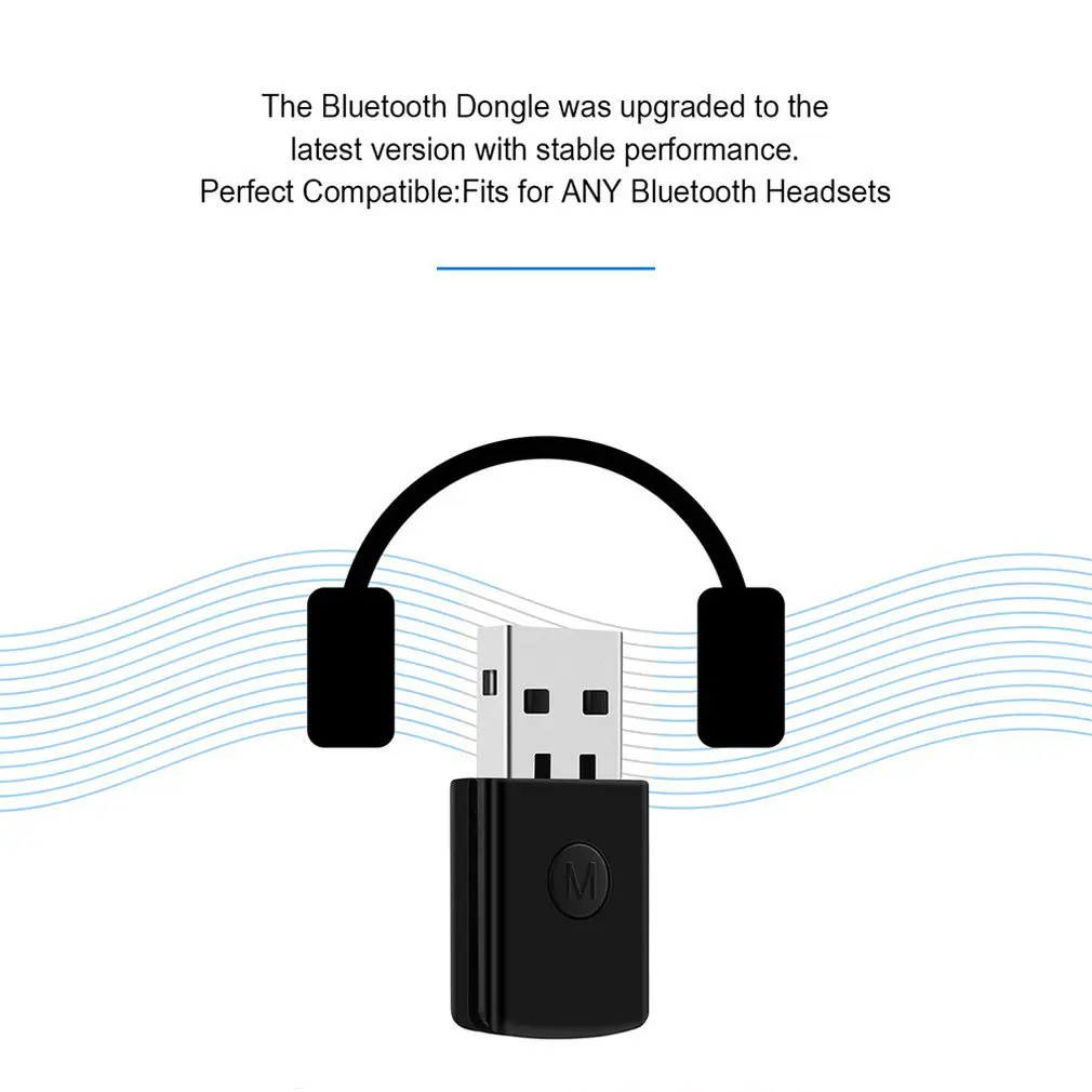 BT приемник Беспроводная гарнитура наушники адаптер с микрофоном BT 4,0 ключ USB адаптер USB ключ для PS4 геймер