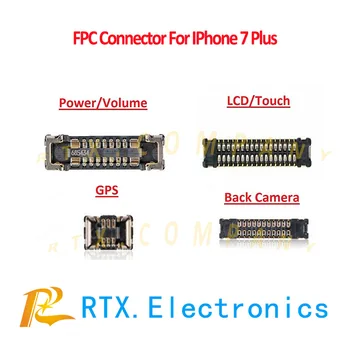 

8pcs/set For IPhone 7Plus Logicboard Connector Kit Replacement Power/Volume LCD/Touch Battery Charger Camera GPS FPC Connector