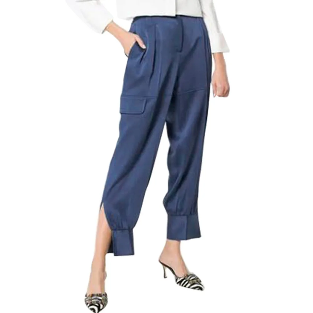 Women's Fashion summer clothing Women Blue color Casual exercise Ankle