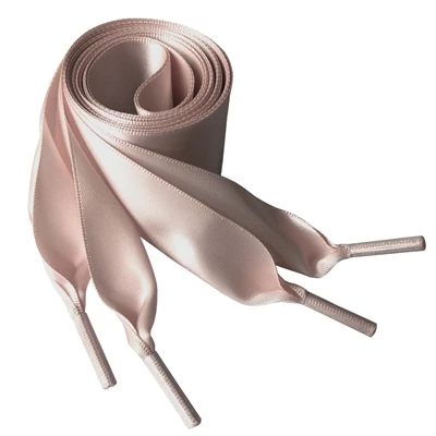 150 см/100 см Экстра широкие плоские шнурки обуви ленты шнурки из атласа 4 см шириной - Цвет: pale pink