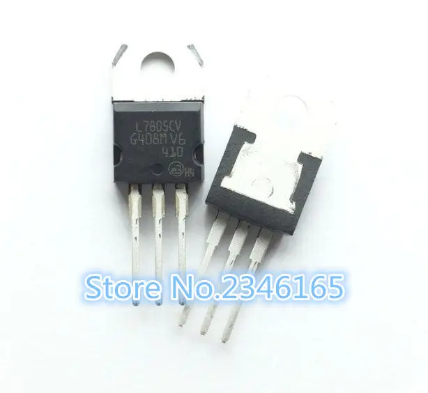 

10pcs L7805 LM7805 7805 +5V 1.5A L7805CV