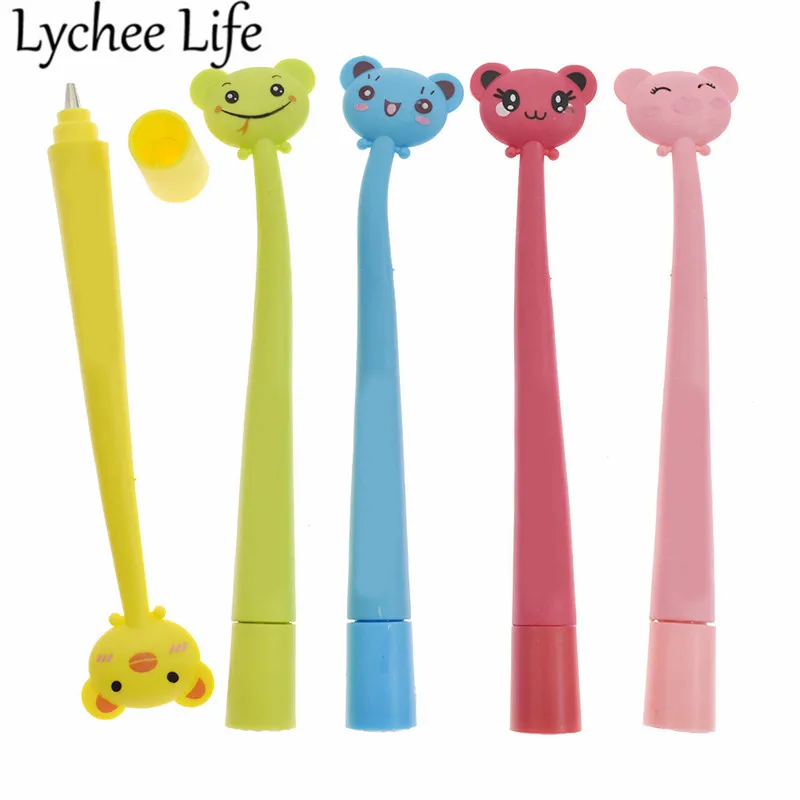 

Lychee Life Random Cartoon Diamond Embroidery Pen Cute Animal Shape Sewing Tools DIY Handmade Sew Clothes Fabric Accessories
