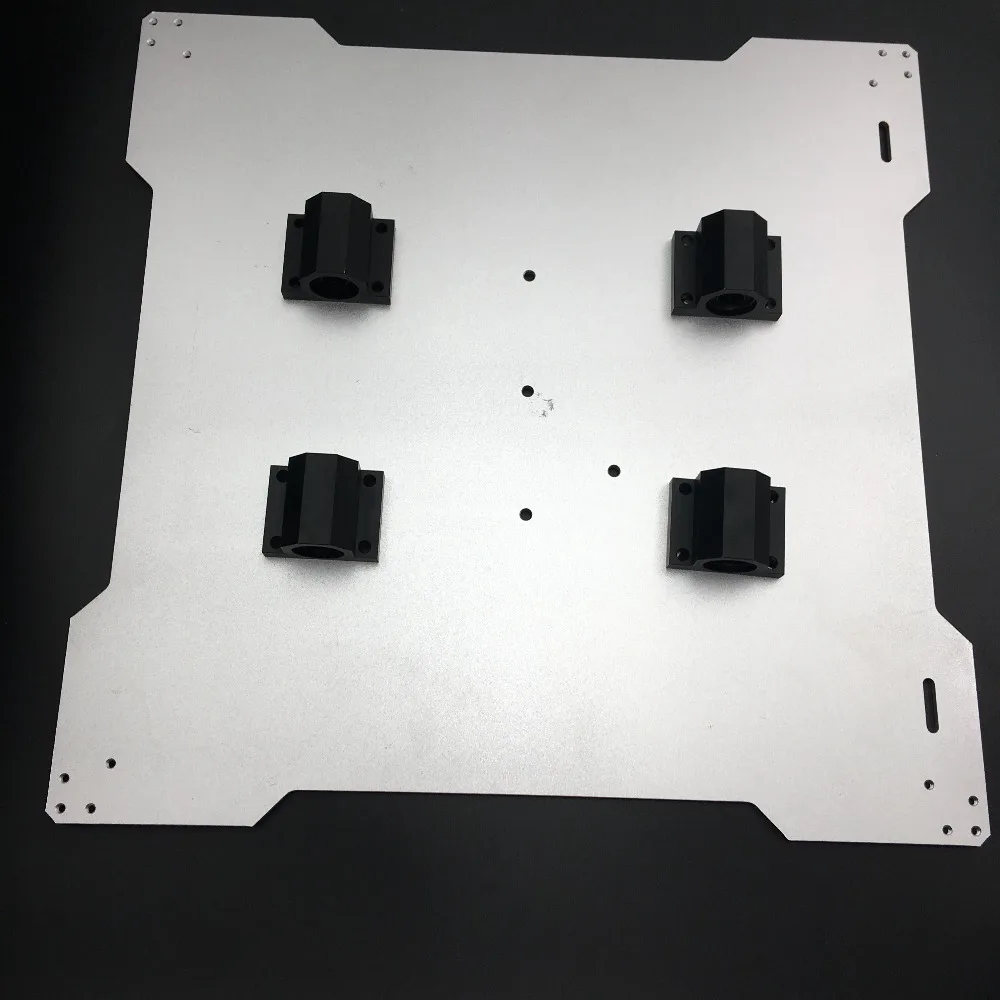 

1PCS Lulzbot TAZ 3D printer alloy Heatbed plate 300 x 300mm for DIY 3D printer aluminum bed mount plate 3mm thickness