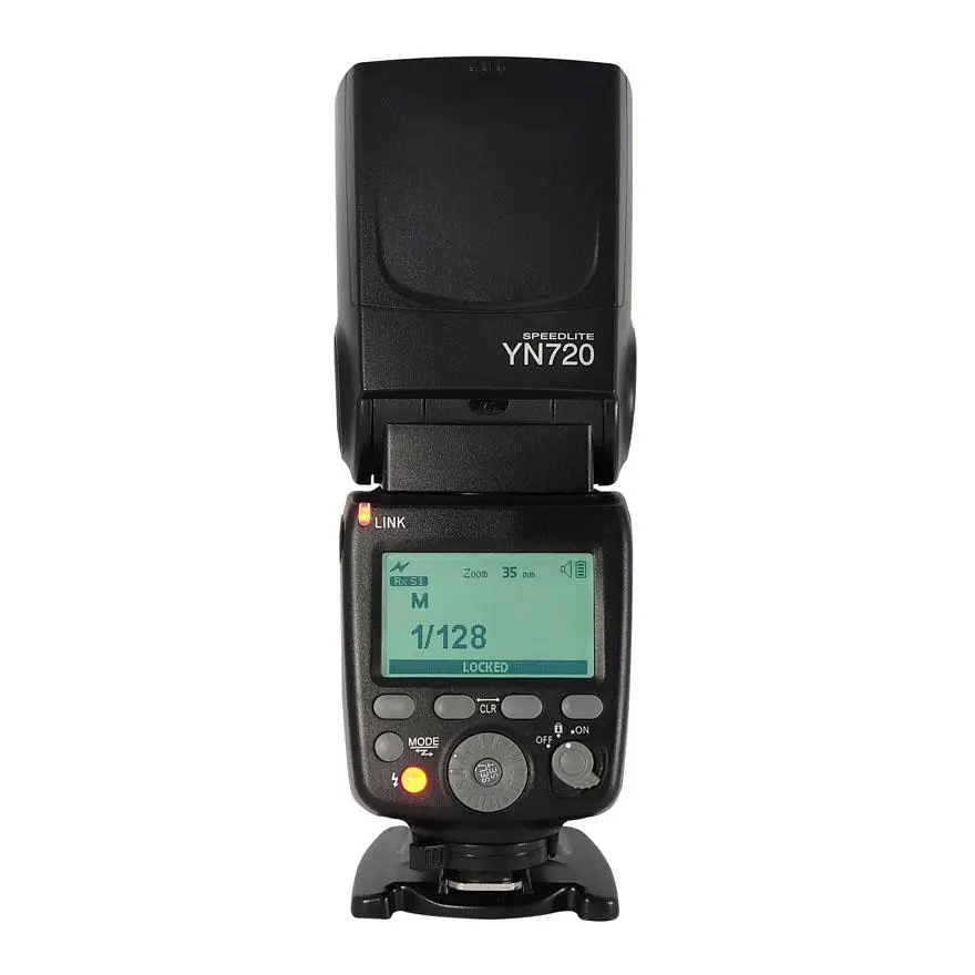 

DSstyles YONGNUO YN720 Wireless Flash Master Slave Speedlite GN60 LCD Display Battery for Canon Nikon Sony DSLR Camera