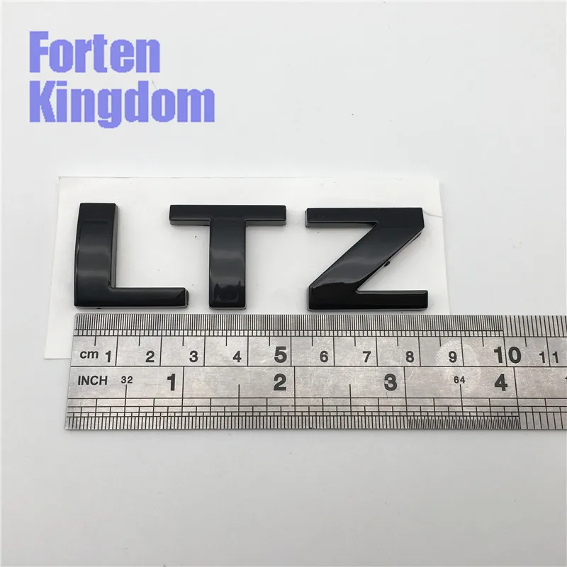 Forten Kingdom 1 шт. автомобиля слово LTZ ABS хром 3D значок в виде буквы крыло или задний багажник именные таблички пользовательская эмблема стикер